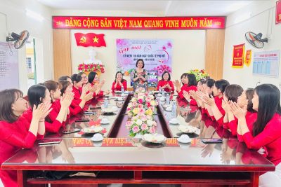 TRƯỜNG MẦM NON XUÂN HÒA TỔ CHỨC GẶP MẶT KỶ NIỆM 116 NĂM NGÀY QUỐC TẾ PHỤ NỮ 8/3 (08/3/1910 – 08/3/2026)