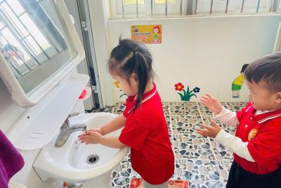 Hoạt động vệ sinh rửa tay, rửa mặt(3-4 tuổi)