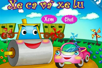 Truyện Xe lu và xe ca-Chủ đề Bé đi khắp nơi bằng PTGT gì?